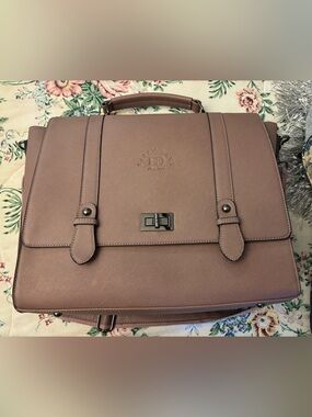 Classic Woman’s Mauve Briefcase Satchel - Ease Gate